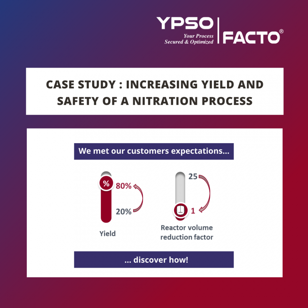 Increasing yield and safety of a nitration process