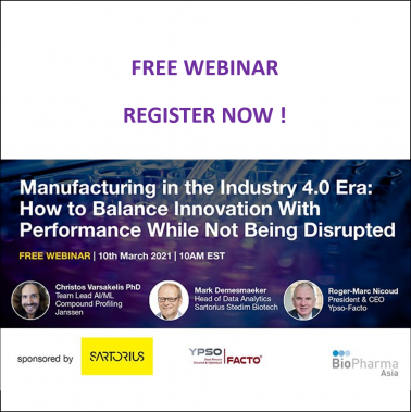 UP-COMING WEBINAR - Manufacturing in the Industry 4.0 era: how to balance innovation with performance while not being disrupted