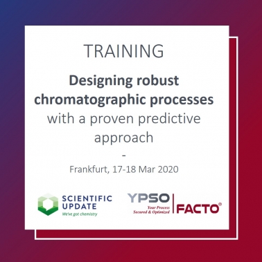TRAINING - Designing robust chromatographic processes with a proven predictive approach