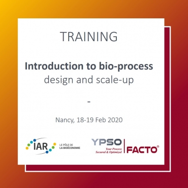 TRAINING - Introduction to the design and scale-up of bioprocesses