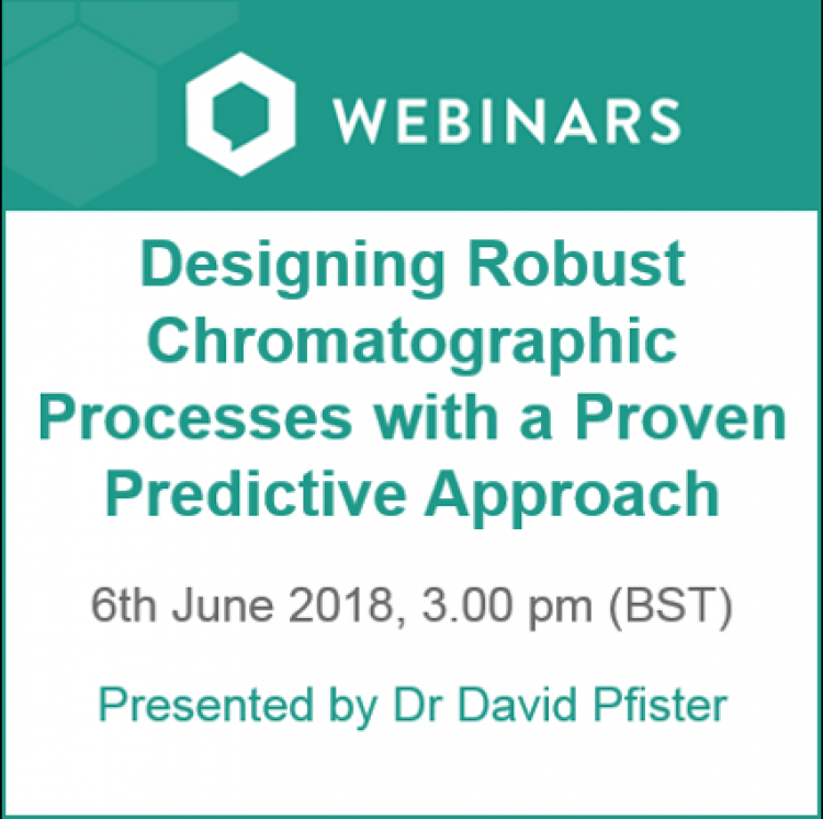 Free webinar on the design of chromatographic processes